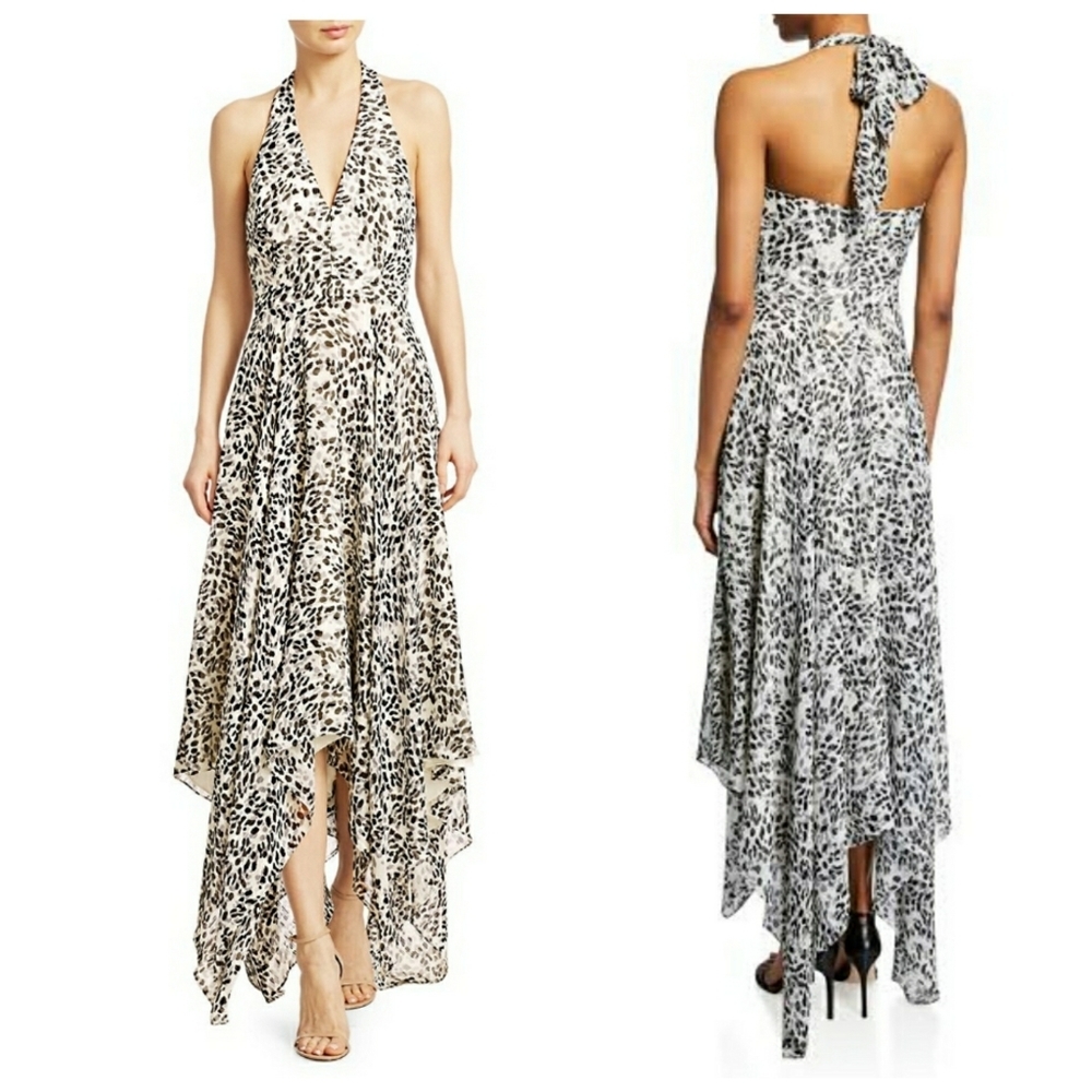 Halston Heritage One Shoulder Draped Dress - Picture 2 of 15